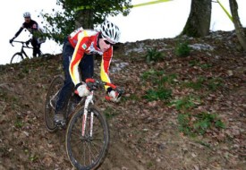 Le Sécheron Antoine Aebi, en course pour un podium au général en M17. © Sylvie Jaquet