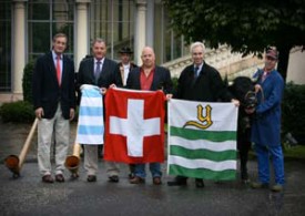 Saison 2006-2007 : le RC Yverdon accueille l’équipe nationale d’Argentine et des représentants de la Fédération avant la Coupe du monde.
