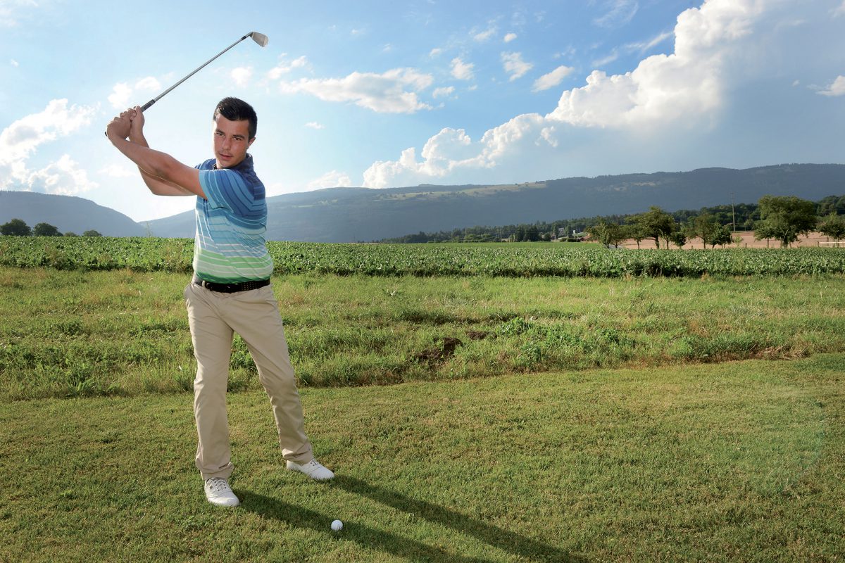 Le golfeur de Villars-sous-Champvent