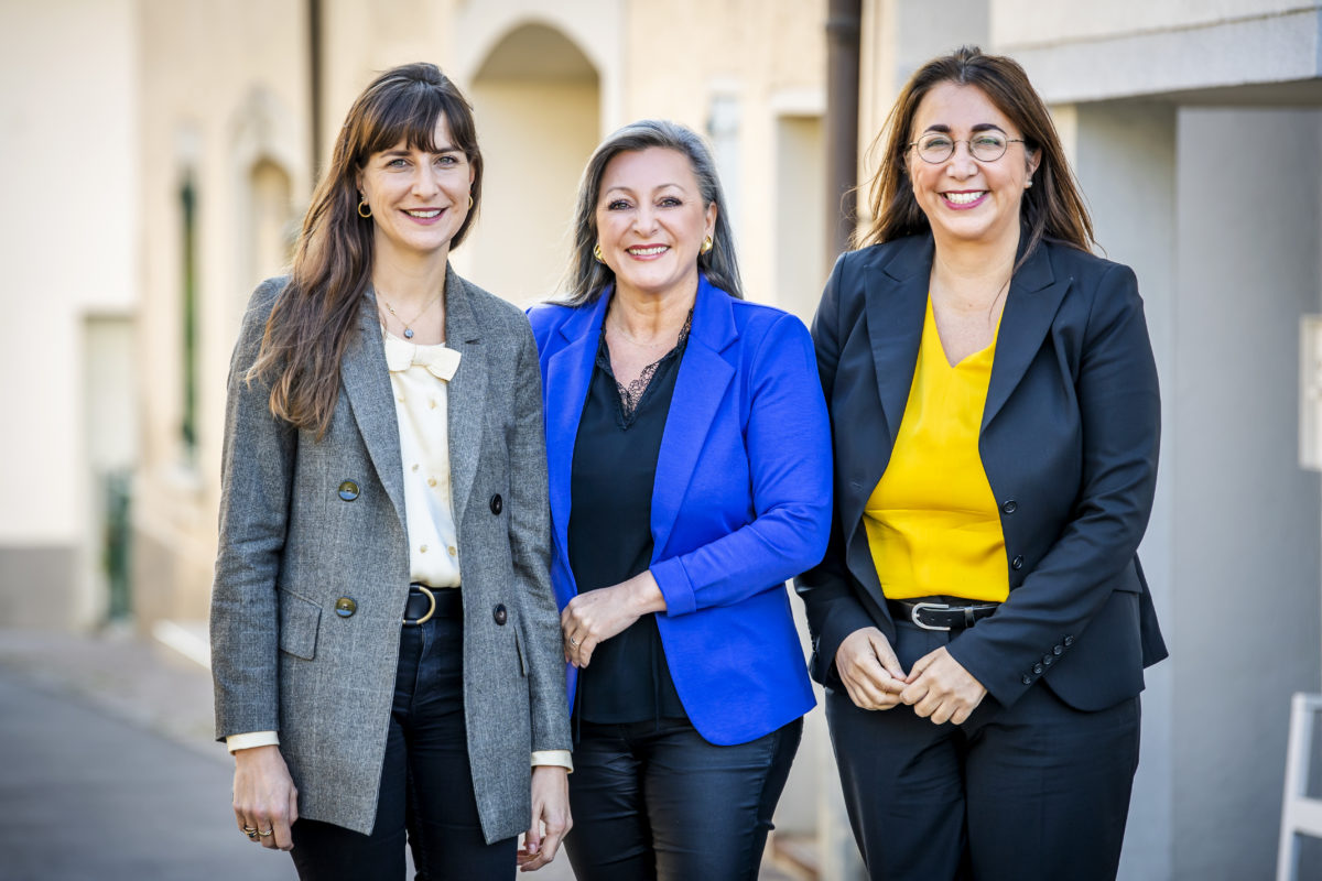 Rebecca Ruiz, Nuria Gorrite et Cesla Amarelle se représentent