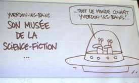 Les dessins de Mix et Remix ont teinté d’humour les différentes présentations.