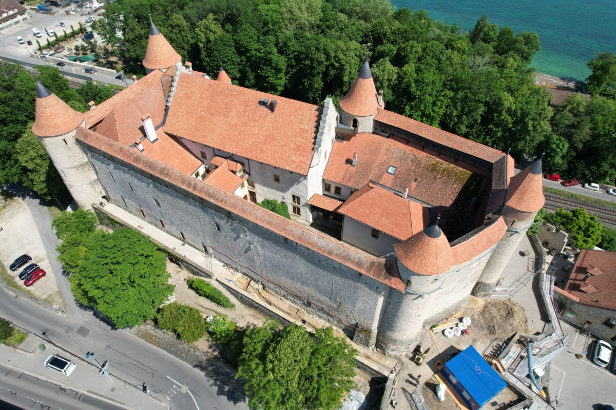 Une tour supplémentaire au Château de Grandson!