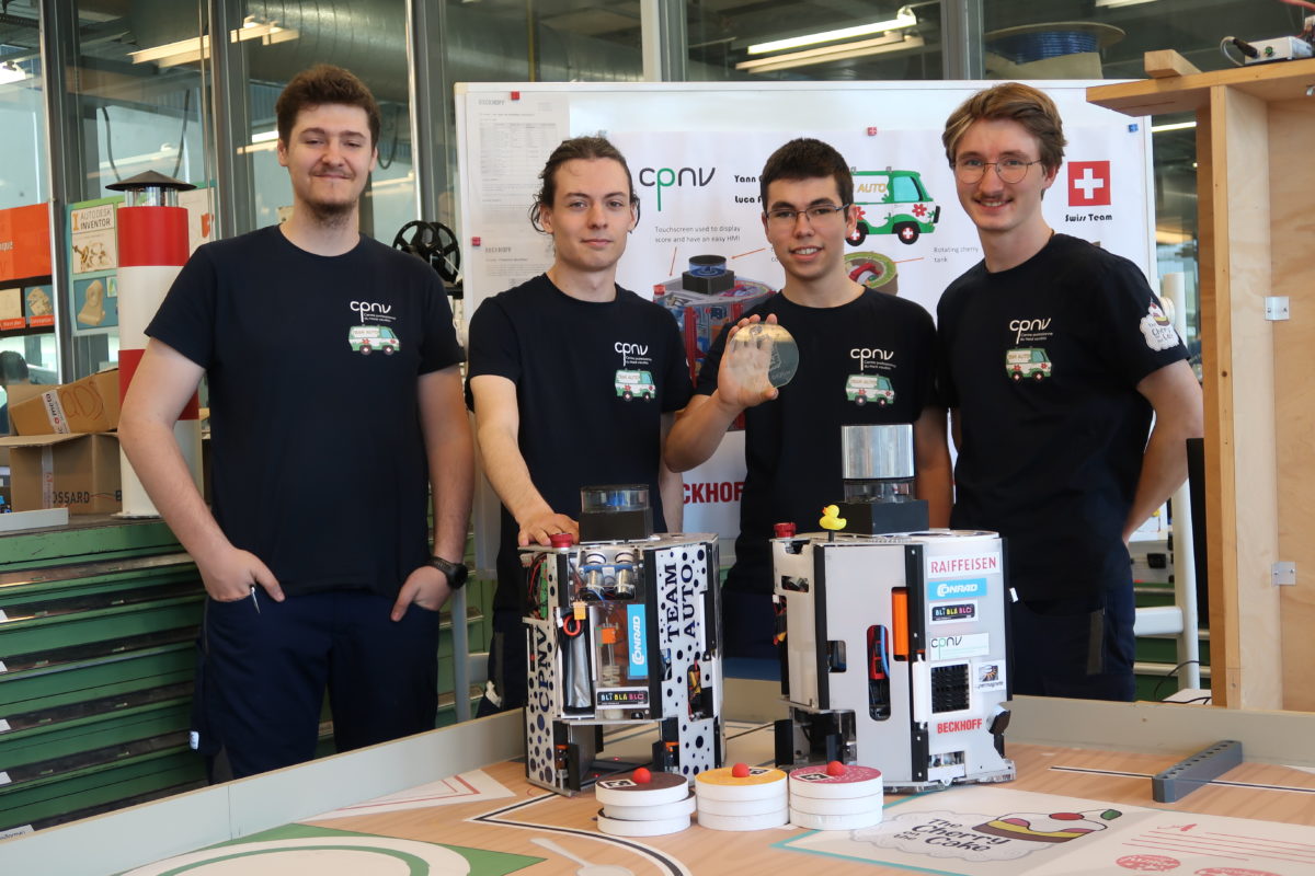 Une équipe du CPNV  sur le podium d’Eurobot