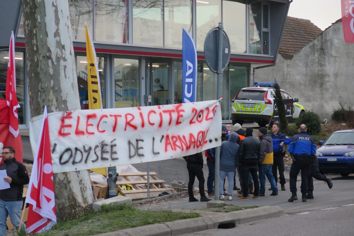 Unia inquiète de l’intervention de la police