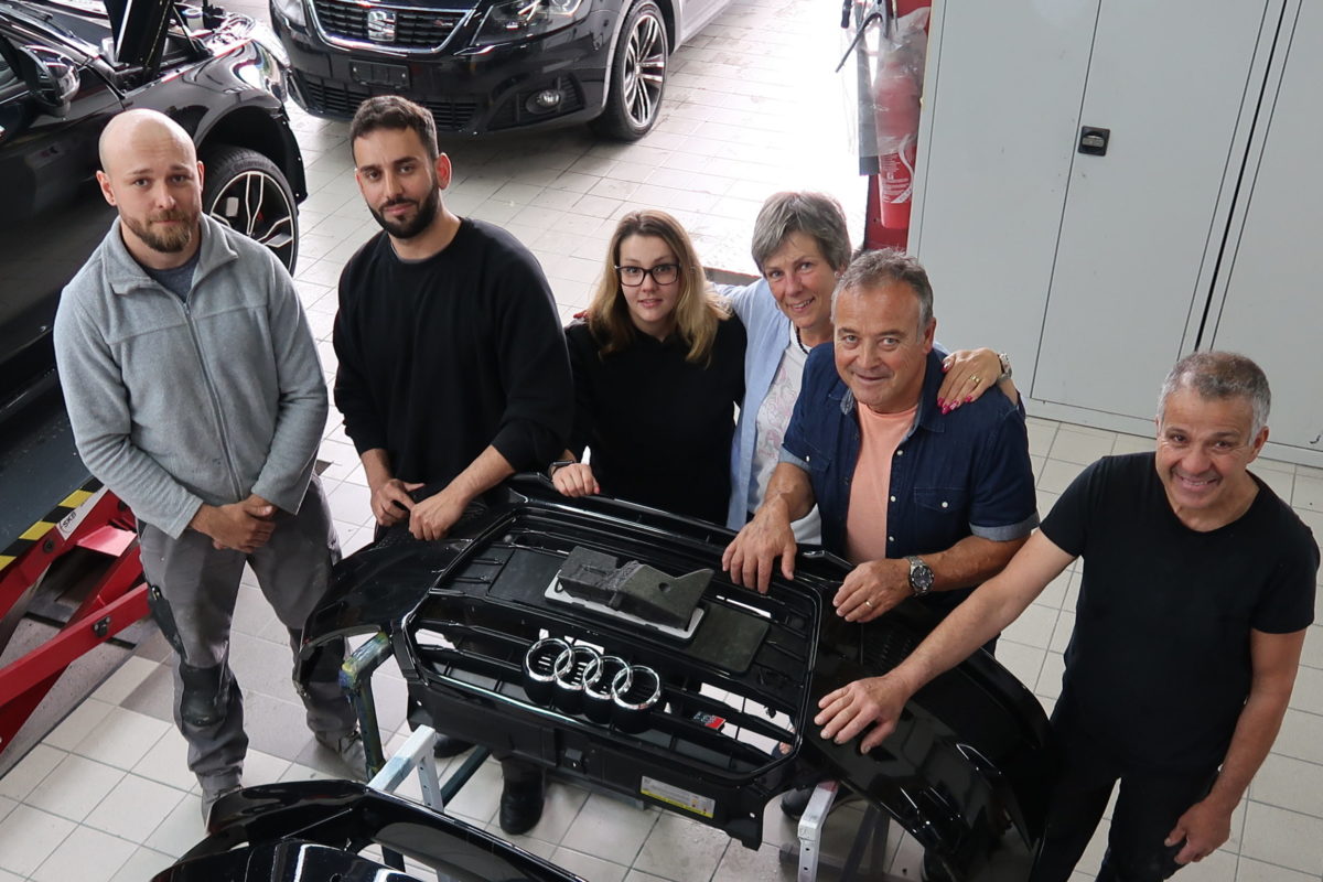 Sang neuf à la carrosserie