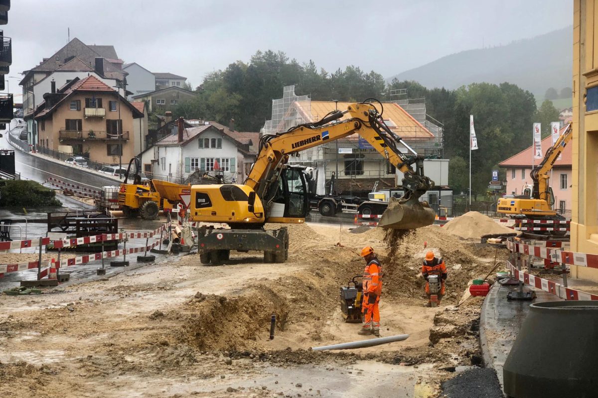 La Grand’rue de Vallorbe fait peau neuve